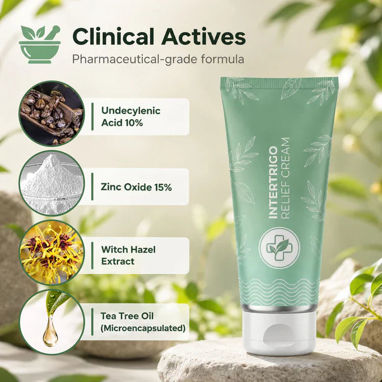 ✨Intertrigo Relief Cream treats 99% of skin fold rashes from the first application