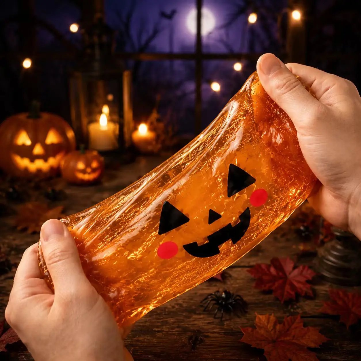 🔥 🎃Cute Halloween Scary Ghost Maruko Squeeze Toy Set