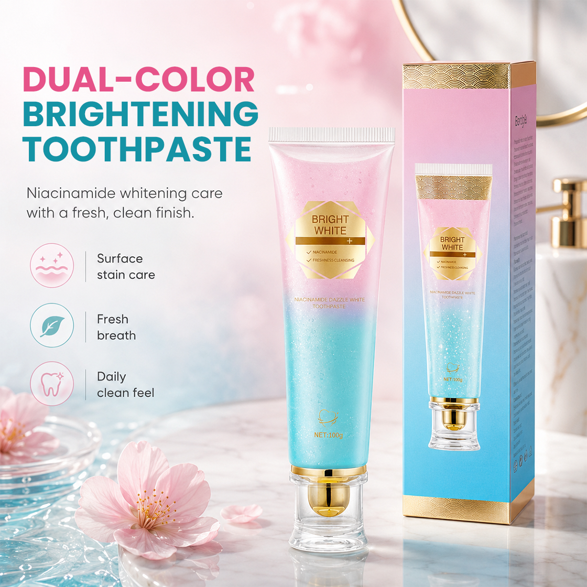Niacinamide Whitening Toothpaste – For Healthier, Whiter Teeth!