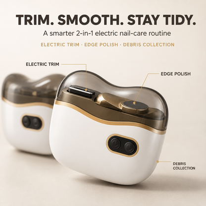 🔥💅2-in-1 Electric Nail Clipper & Polisher