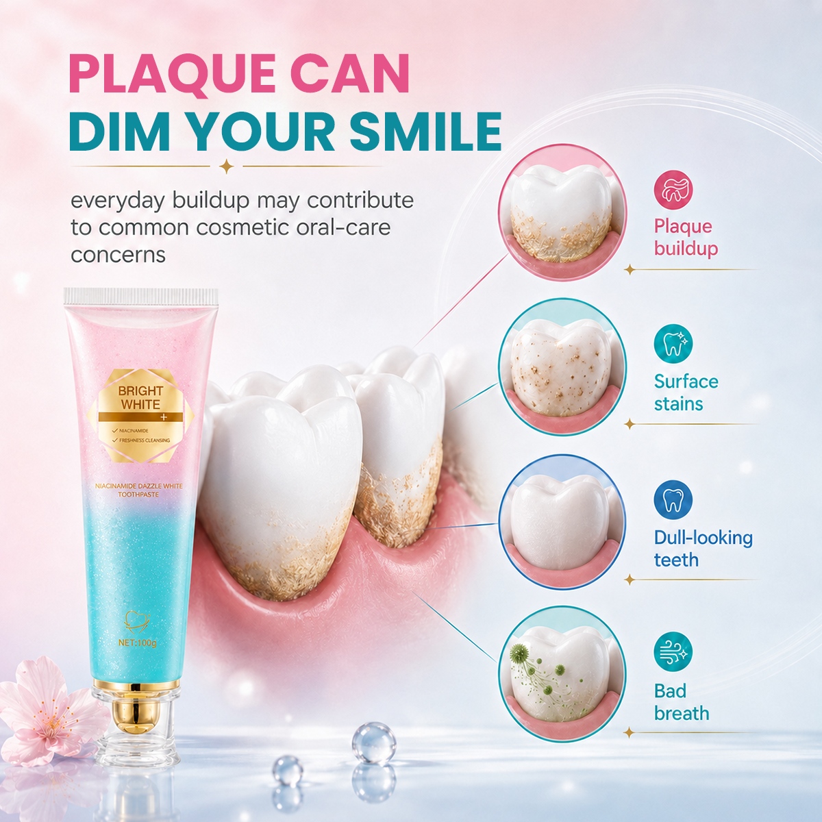 Niacinamide Whitening Toothpaste – For Healthier, Whiter Teeth!