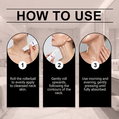 Roller Massage Neck Cream – Firms Skin, Smooths Wrinkles