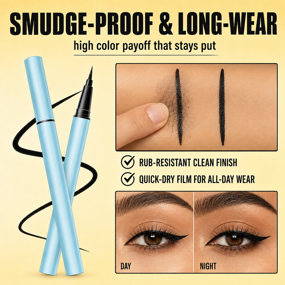 Ultra-Fine Waterproof Liquid Eyeliner