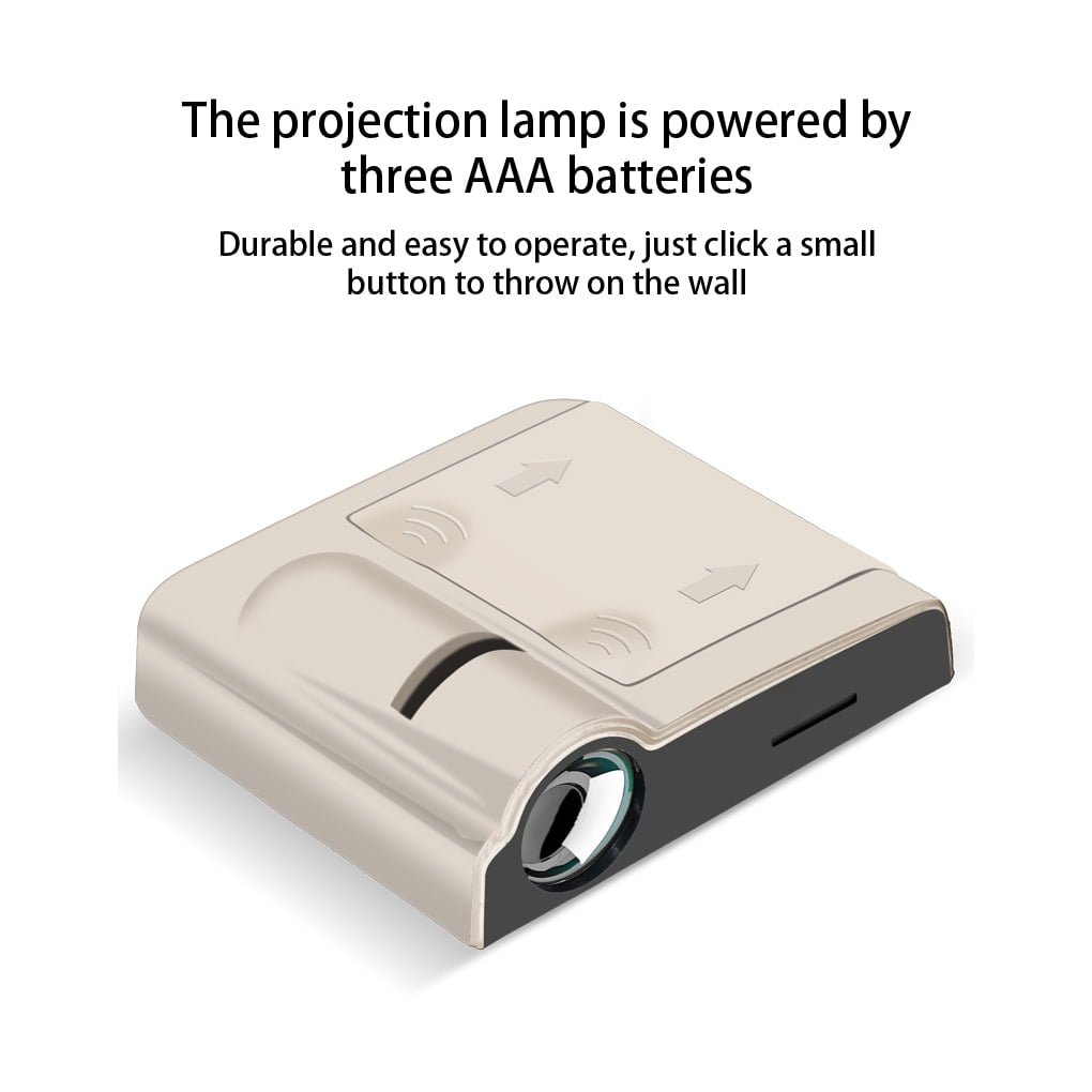 15 Patterns Portable Decorative Lamp - Projector Light Household Battery Operated Projecting