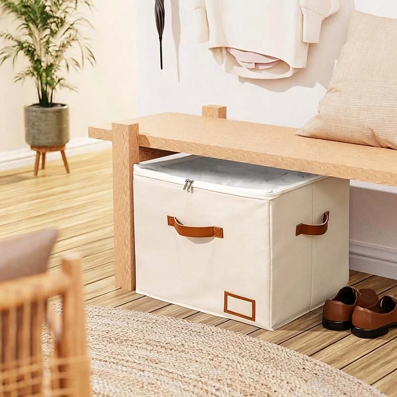 Foldable Shoe Organizer for Closet with Clear Cover 🥿