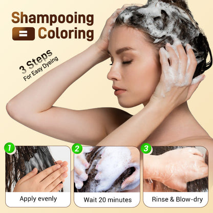 🌿3 in-1 Nourishing Herbal Hair Dye