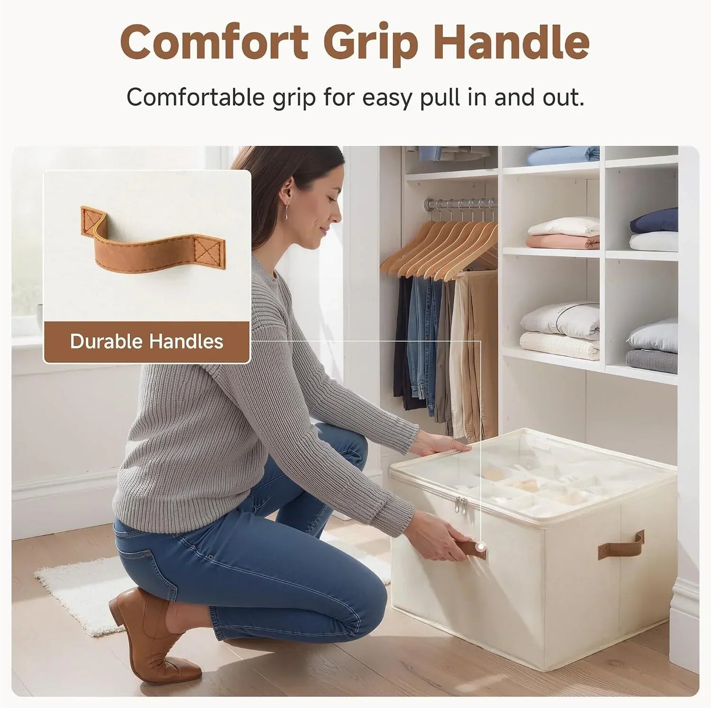 Foldable Shoe Organizer for Closet with Clear Cover 🥿