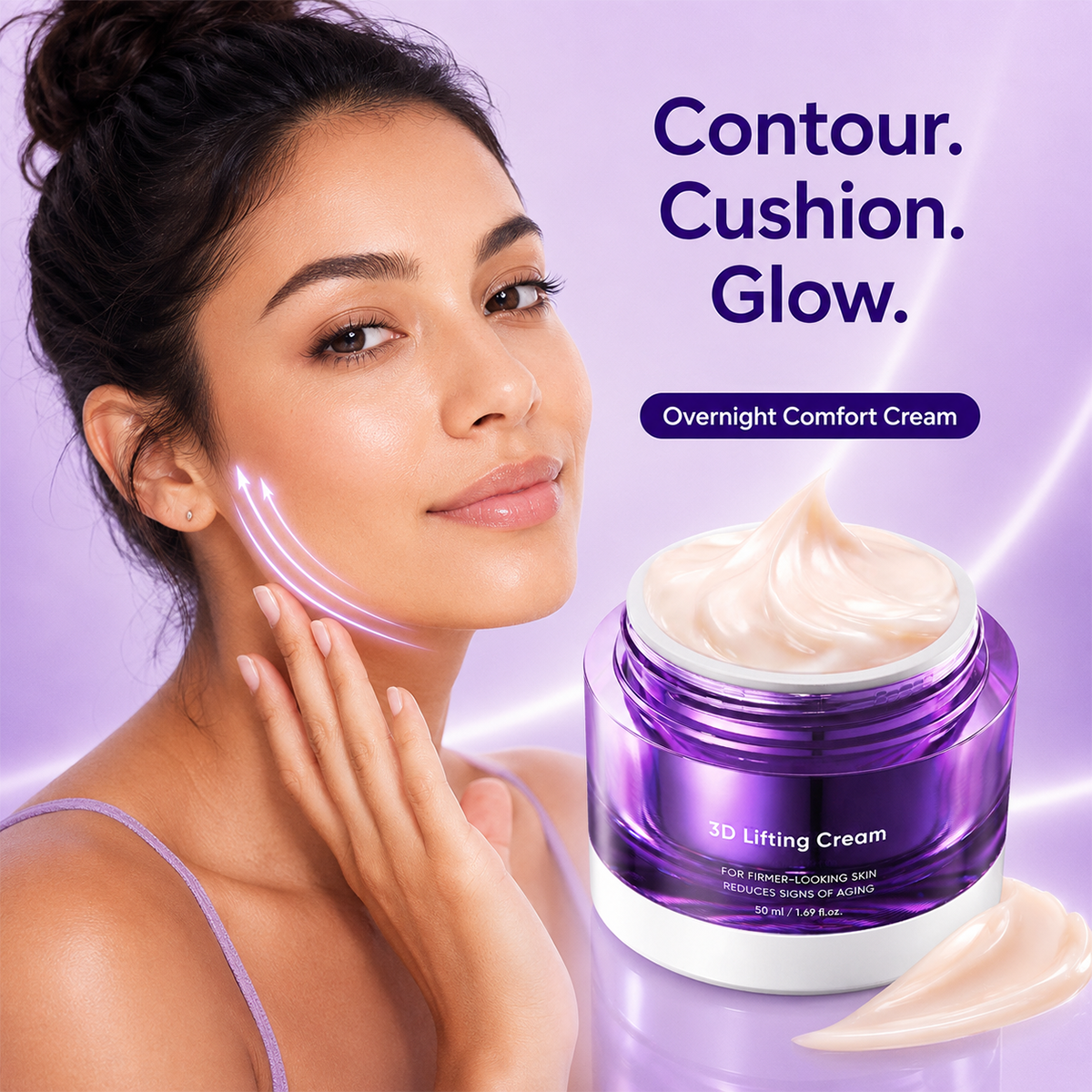 3D Lifting Cream 1.7 fl oz | Advanced Korean Facial Night Cream 2026