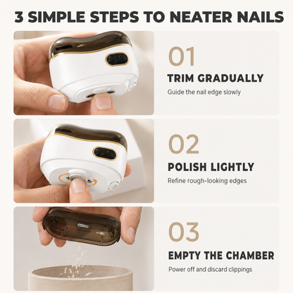 🔥💅2-in-1 Electric Nail Clipper & Polisher
