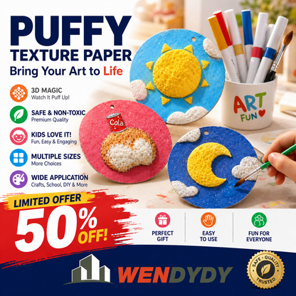 🎄🔮Master the magic of painting! Foam Texture Painting Paper👩‍🎨🎁
