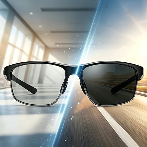 🎯🕶️Photochromic Sunglasses with Anti-glare Polarized Lens