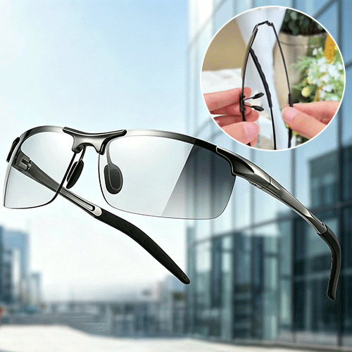 🎯🕶️Photochromic Sunglasses with Anti-glare Polarized Lens