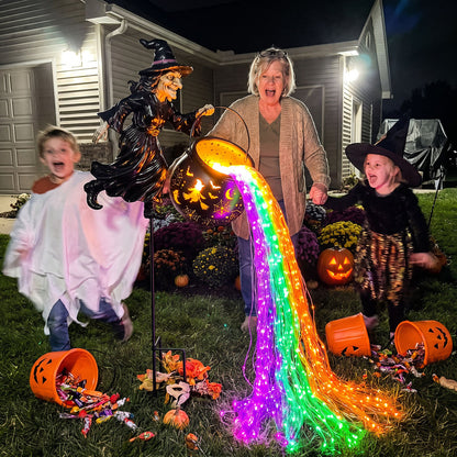 🧙‍♀️🎃Halloween Witch Cauldron Garden Light
