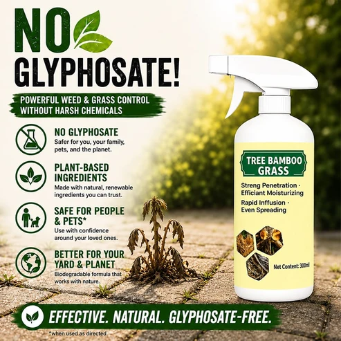🔥Fast-Acting Natural Weed & Grass Killer Spray