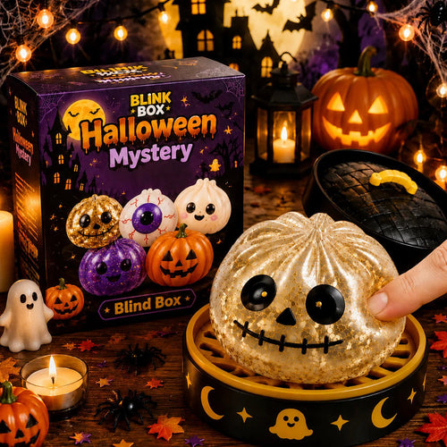 🔥 🎃Cute Halloween Scary Ghost Maruko Squeeze Toy Set