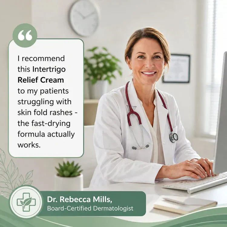 ✨Intertrigo Relief Cream treats 99% of skin fold rashes from the first application