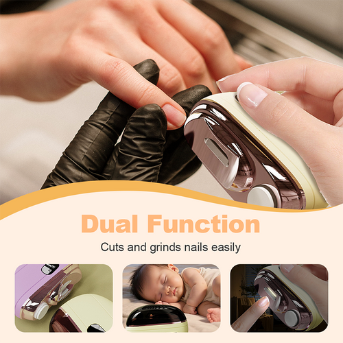 🌟2-in-1 Safe Electric Nail Clipper⚡