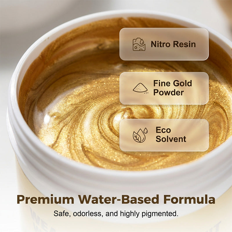 🏠✨Weather Resistant Gold Paint – Water‑based, brilliant shine. Lasts rain or shine! 🖌️💛