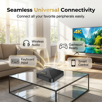 📺✨4K Android TV Box with Bluetooth – Easy set‑up – plug in & enjoy! 🎬🔥