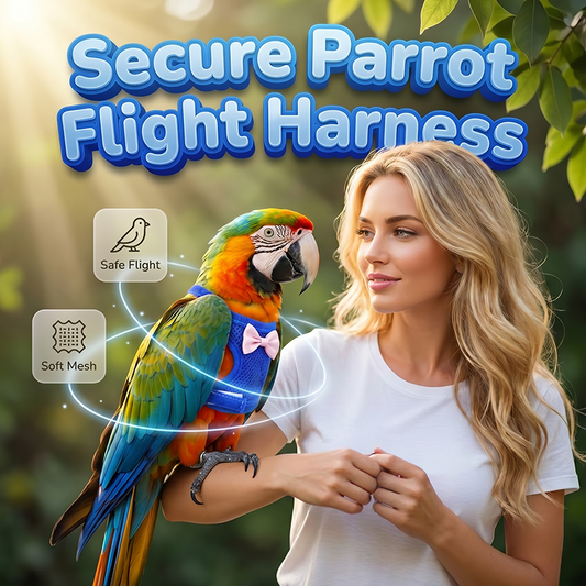 🦜🪢Parrot Flight Harness with Leash