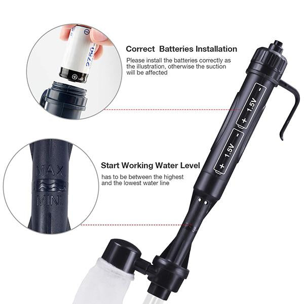 🔥 Electric Aquarium Gravel Cleaner
