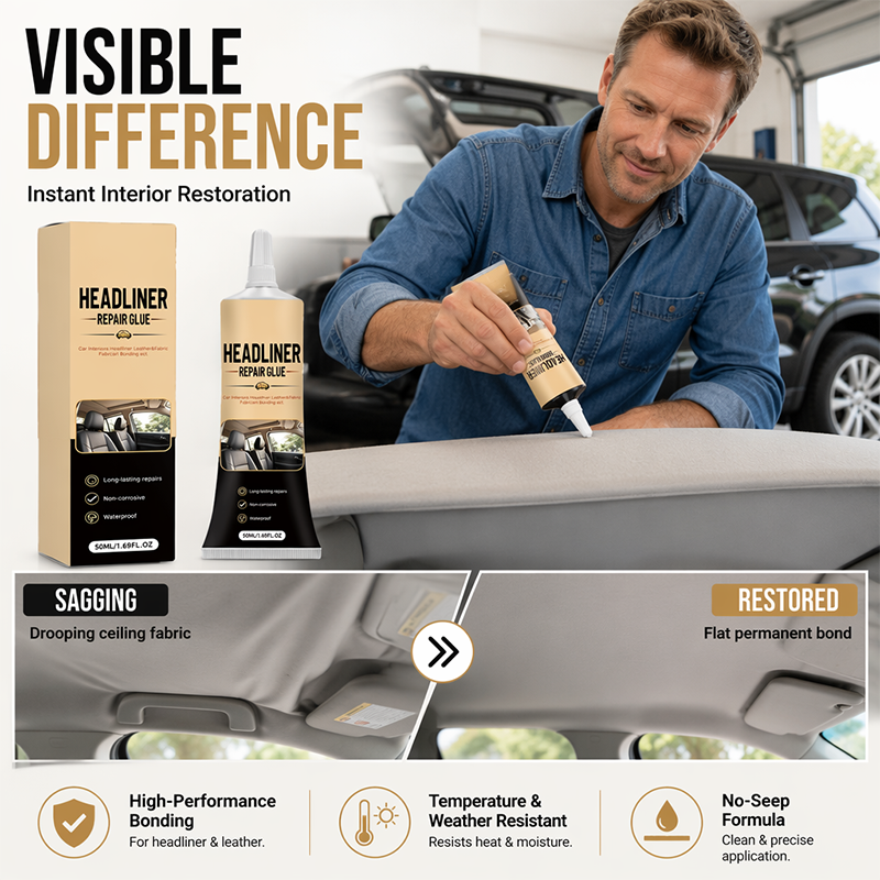 🚗 Waterproof Car Headliner Repair Glue
