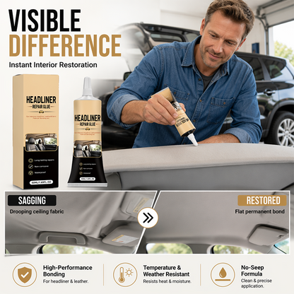 🚗 Waterproof Car Headliner Repair Glue