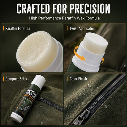 Smooth Glide Zipper Lubricant Wax Stick